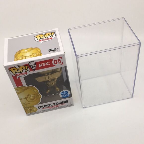 Funko Pop! Colonel Sanders #05 KFC Vinyl Figure Gold Limited Edition Pop Icons - Picture 10 of 16